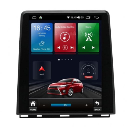 Navigatie dedicata cu Android Tip tesla Renault Clio 5 dupa 2019, 4GB RAM, Radio GPS Dual Zone, Touchscreen IPS 9.7" HD, Internet Wi-Fi si slot SIM 4G, Bluetooth, MirrorLink, USB [1]