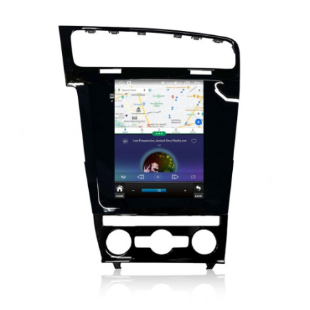 Navigatie dedicata cu Android Tip Tesla VW Golf 7 2012 - 2019, 8GB RAM, Radio GPS Dual Zone, Touchscreen IPS 9.7" HD, Internet Wi-Fi si slot SIM 4G, Bluetooth, MirrorLink, USB [3]
