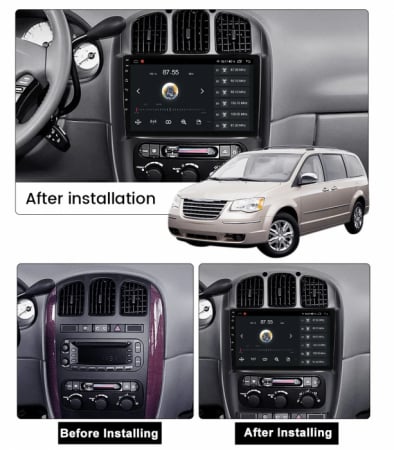 Navigatie Dodge Caravan 2000-2007 Android 14 , 4GB RAM+32GB ROM QLED [3]