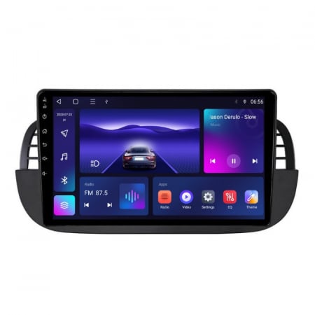 Navigatie Fiat 500 ( 2007 - 2015 )  Android 14, 2GB RAM si 32GB ROM, Display IPS 9 inch, Camera Marsarier, Internet, Aplicatii, Wi Fi, Usb, Bluetooth [4]