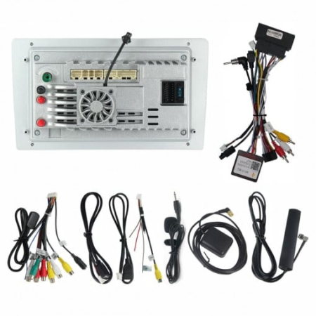 Navigatie Fiat 500 , 2016 - 2019 Rezolutie 2K, Display QLED 9.5 inch, 4GB RAM si 64GB ROM, Android, Procesor Octacore, Slot sim 4G, Sunet DSP, Wireless Carplay si Android Auto, Camera Marsa [3]