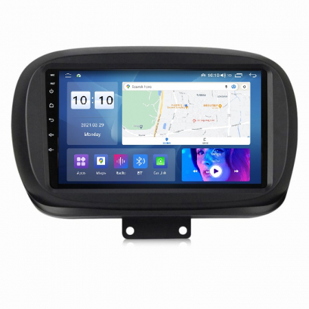 500X (2014 - 2020) - Navigatie Fiat 500X din 2014-2020, Android 14 , 4GB RAM, Octacore, Slot Sim 4G, DSP, GPS, Wi-FI, Carplay, Android Auto, USB, Bluetooth, Waze, Touchscreen, 9 inch