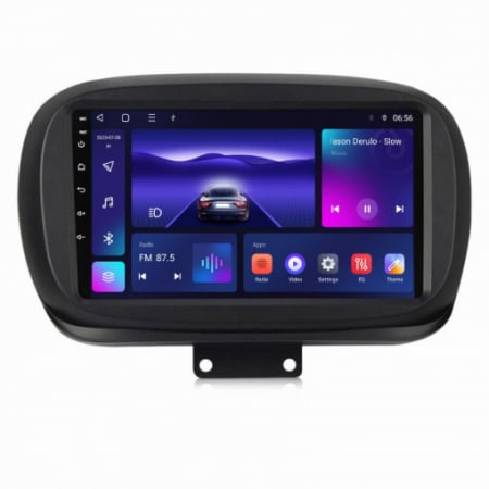 Navigatie Fiat 500X din 2014-2020, Android 14, Wireless Carplay si Android Auto, 2GB RAM si 32GB ROM, Display IPS 9 inch, Camera Marsarier, Internet, Aplicatii, Wi Fi, Usb, Bluetooth [1]
