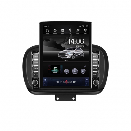 500X (2014 - 2020) - Navigatie Fiat 500X din 2014-2020 Display TESLA 9.5 inch, 2GB RAM si 32GB ROM, Wireless Carplay si Android Auto, Procesor Octacore, Slot sim 4G, Sunet DSP, Camera Marsarier, Bluetooth, USB, Wi Fi, Rad