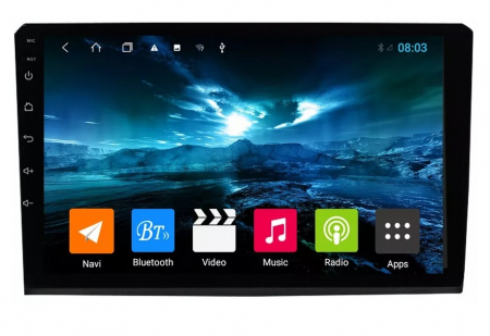 Navigatie Fiat Bravo din 2007-2012, Rezolutie 2K, Display QLED 9.5 inch, 4GB RAM si 64GB ROM, Android, Procesor Octacore, Slot sim 4G, Sunet DSP, Wireless Carplay si Android Auto, Camera Marsarier, US [1]