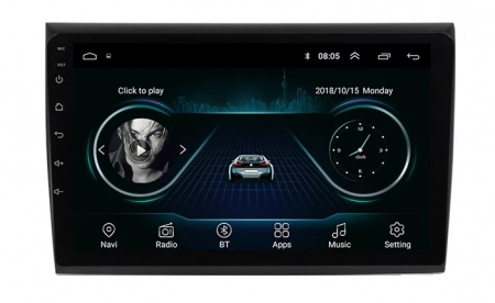 Navigatie Fiat Bravo din 2007-2012, Rezolutie 2K, Ecran QLED 9.5 inch, 8GB RAM si 128GB ROM, Android, Procesor Octacore, Slot sim 4G, Sunet DSP, Wireless Carplay si Android Auto [1]