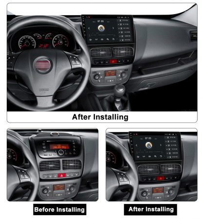 Navigatie Fiat Doblo 2010-2015 Rezolutie 2K , 8GB RAM+128GB ROM QLED [4]