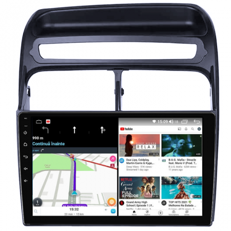 Navigatie Fiat Grande Linea Punto 2007-2012 Android 14 , 4GB RAM , Procesor Quad Core , Wireless Carplay si Android auto , Display HD Touchscreen, Wi-Fi , Bluetooth, USB [1]