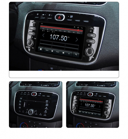 Navigatie Fiat Grande Linea Punto din 2012 - 2015, Android, Ecran Touchscreen, 2GB RAM + 32 GB ROM, Internet, 4G, Aplicatii, Waze, Wi Fi, Usb, Bluetooth [3]