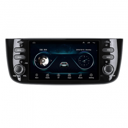 Navigatie Fiat Grande Linea Punto din 2012 - 2015, Android, Ecran Touchscreen, 2GB RAM + 32 GB ROM, Internet, 4G, Aplicatii, Waze, Wi Fi, Usb, Bluetooth [2]