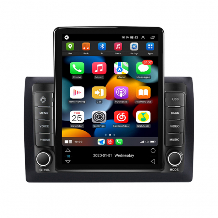Navigatie Fiat Stilo 2002-2010 Ecran TESLA 9.7 inch, 8 GB RAM si 128 GB ROM, Android 15, Slot Sim 4G, Procesor Octa Core, Carplay Wireless si Android auto, Procesor Sunet Digital DSP, [1]