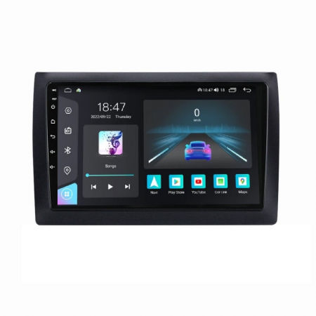Stilo (2002 - 2010) - Navigatie Fiat Stilo 2002-2010 Rezolutie 2K , 8GB RAM+128GB ROM QLED