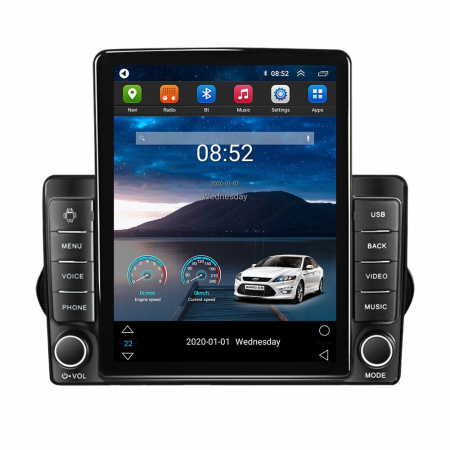 Navigatie Fiat Tipo Egea din 2015 - 2021, Ecran TESLA 9.7 inch, 8 GB RAM si 128 GB ROM, Android 15, Slot Sim 4G, Procesor Octa Core, Carplay Wireless si Android auto, Procesor Sunet Digital DSP, Aplic [2]