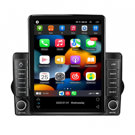 Navigatie Auto cu Android - Navigatie Fiat Tipo Egea din 2015 - 2021, Ecran TESLA 9.7 inch, 8 GB RAM si 128 GB ROM, Android 15, Slot Sim 4G, Procesor Octa Core, Carplay Wireless si Android auto, Procesor Sunet Digital DSP, Aplic
