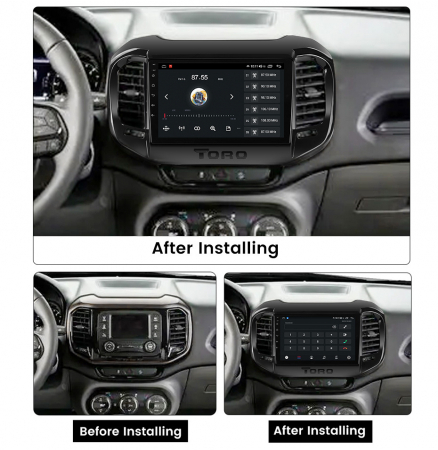 Navigatie Fiat Toro 2017-2020 4GB RAM , Procesor Quad Core , Wireless Carplay si Android auto , Display HD Touchscreen, Wi-Fi , Bluetooth, USB [2]