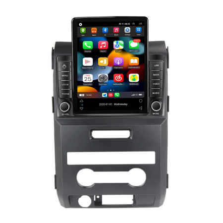 Navigatie Ford F150 din 2008 - 2014, Ecran TESLA 9.5 inch, 4 GB RAM si 64 GB ROM, Slot Sim 4G, Procesor Octa Core, Carplay integrat, Procesor Sunet Digital DSP, Android, Aplicatii, Usb, Camera marsari [1]