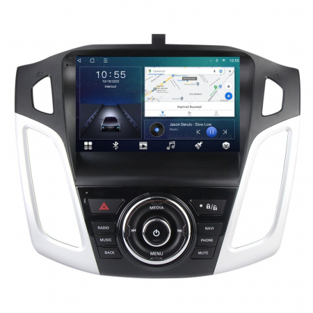 Navigatie Ford Focus 3 din 2012 - 2018, 8GB RAM si 128GB ROM, Ecran QLED 9 inch, Android 14, Procesor Octacore, Slot sim 4G, Sunet DSP, Wireless Carplay si Android Auto, Camera Marsarier [1]