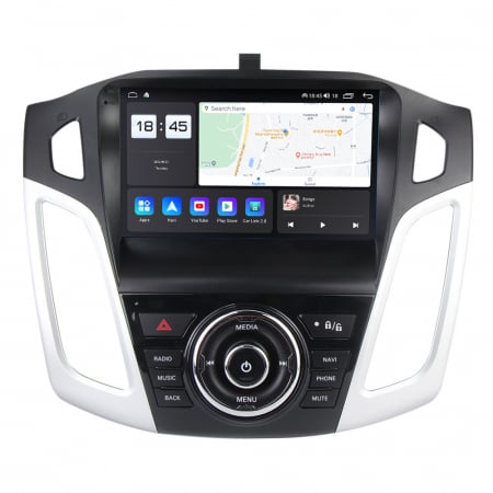Navigatie Ford Focus 3 din 2012-2018, Rezolutie 2K, Display QLED 9.5 inch, 4GB RAM si 64GB ROM, Android, Procesor Octacore, Slot sim 4G, Sunet DSP, Wireless Carplay si Android Auto, Camera Marsarier, [1]