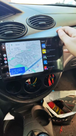 Navigatie Ford Focus Fiesta 1998-2004 4GB RAM , Procesor Quad Core , Wireless Carplay si Android auto , Display HD Touchscreen, Wi-Fi , Bluetooth, USB [5]