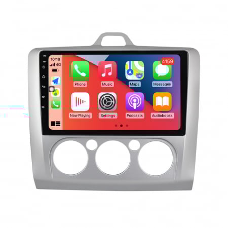 Navigatie Ford Focus mk2 din 2004-2011, Android 14, Wireless Carplay si Android Auto, 2GB RAM si 32GB ROM, Display IPS 9 inch, Camera Marsarier, Internet, Aplicatii, Wi Fi, Usb, Bluetooth [1]