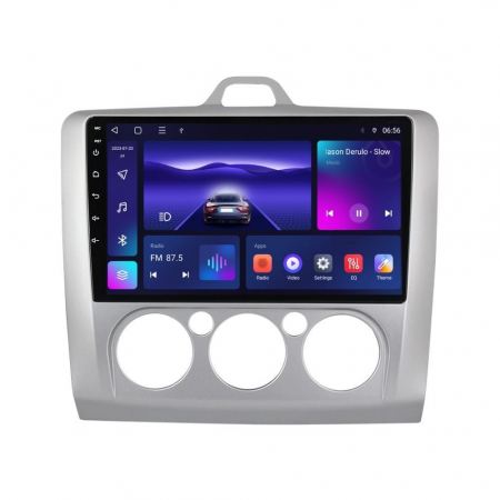 Focus 2  (2004 - 2011) - Navigatie Ford Focus mk2 din 2004-2011 Android 14 , 4GB RAM , Procesor Quad Core , Wireless Carplay si Android auto , Display HD Touchscreen, Wi-Fi , Bluetooth, USB