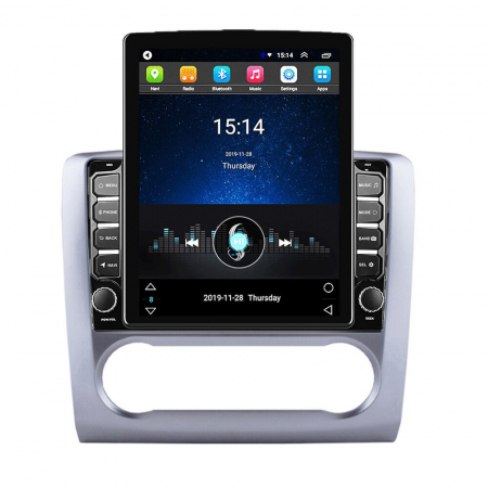Focus 2  (2004 - 2011) - Navigatie Ford Focus mk2 din 2004-2011, Display TESLA 9.5 inch, 2GB RAM si 32GB ROM, Wireless Carplay si Android Auto, Procesor Octacore, Slot sim 4G, Sunet DSP, Camera Marsarier, Bluetooth, USB, Wi F