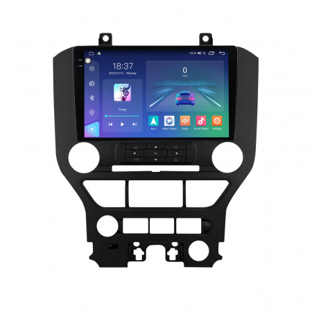 Mustang  (2015 - 2020) - Navigatie Ford Mustang din 2014-2021, Rezolutie 2K, Ecran QLED 9.5 inch, 8GB RAM si 128GB ROM, Android, Procesor Octacore, Slot sim 4G, Sunet DSP, Wireless Carplay si Android Auto