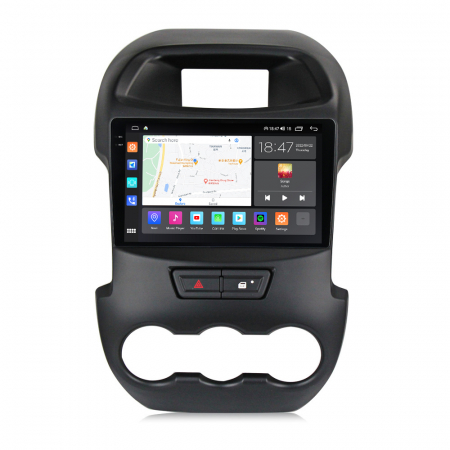 Navigatie Ford Ranger din 2011-2016, Rezolutie 2K, Ecran QLED 9.5 inch, 8GB RAM si 128GB ROM, Android, Procesor Octacore, Slot sim 4G, Sunet DSP, Wireless Carplay [1]