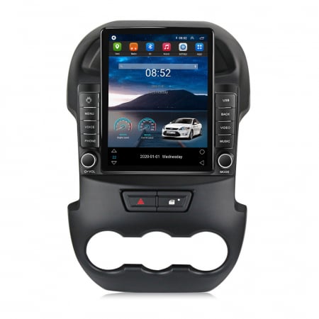 Mazda BT50 (2011 - 2015) - Navigatie Ford Ranger F250 si Mazda BT50 din 2011 - 2015, Display TESLA 9.5 inch, 2GB RAM si 32GB ROM, Wireless Carplay si Android Auto, Procesor Octacore, Slot sim 4G, Sunet DSP, Camera Marsarier, Bl
