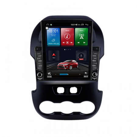 FORD - Navigatie Auto Android Ford Ranger F250 si Mazda BT50 din 2011 - 2015, Ecran TESLA 9.7 inch, 4 GB RAM si 64 GB ROM, Slot Sim 4G, Procesor Octa Core, Carplay integrat, Procesor Sunet Digital DSP, Android, Aplicatii