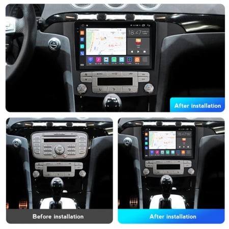 Navigatie Ford S MAX 2006-2015 Rezolutie 2K , 8GB RAM+128GB ROM QLED [2]