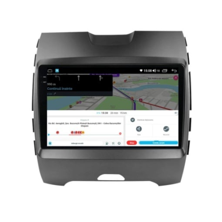 Navigatie Ford S Max , 2015 - 2023 Rezolutie 2K, Ecran QLED 9.5 inch, 8GB RAM si 128GB ROM, Android, Procesor Octacore, Slot sim 4G, Sunet DSP, Wireless Carplay [4]