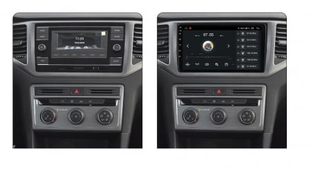 Navigatie Volkswagen Golf Jetta Tiguan Passat Seat Skoda dupa 2018, Android 14, 2GB RAM si 32GB ROM, Display IPS 9 inch, Camera Marsarier, Internet, Aplicatii, Wi Fi, Usb, Bluetooth [1]