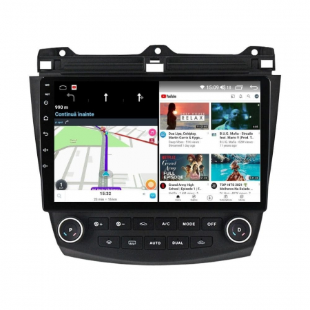 Navigatie Honda Accord 2003 - 2007 4GB RAM , Procesor Quad Core , Wireless Carplay si Android auto , Display HD Touchscreen, Wi-Fi , Bluetooth, USB [3]