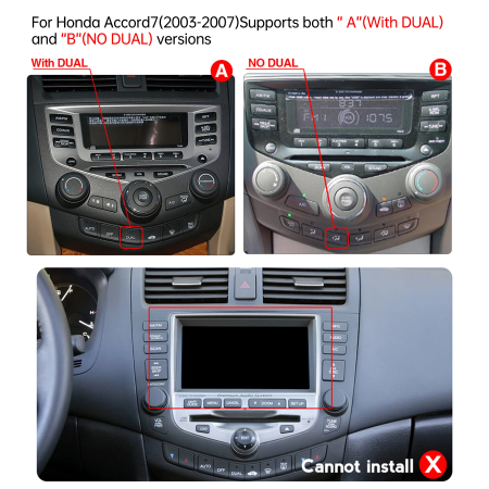 Navigatie Honda Accord 2003-2007 Rezolutie 2K , 4GB RAM+64GB ROM QLED [5]