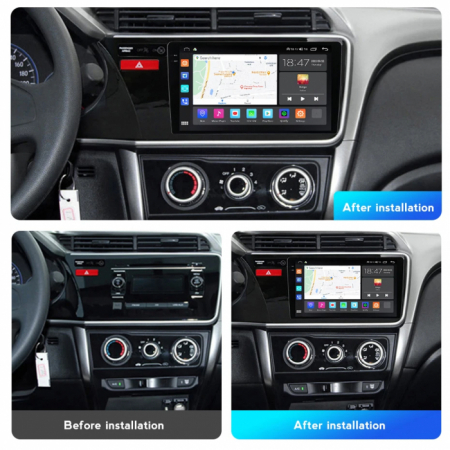 Navigatie Honda City 2014-2017 4GB RAM , Procesor Quad Core , Wireless Carplay si Android auto , Display HD Touchscreen, Wi-Fi , Bluetooth, USB [2]