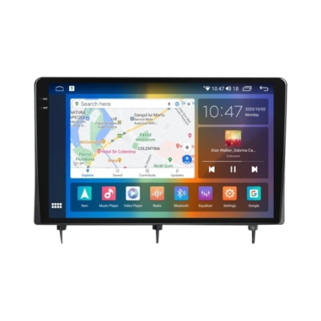 Navigatie Honda Civic 11 2021 - 2024 Rezolutie 2K, Display QLED 9.5 inch, 4GB RAM si 64GB ROM, Android, Procesor Octacore, Slot sim 4G, Sunet DSP, Wireless Carplay si Android Auto, Camera Marsa [2]