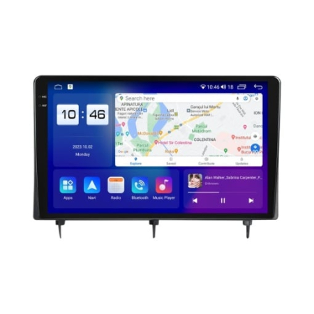 Navigatie Honda Civic 11 2021 - 2024 Rezolutie 2K, Ecran QLED 9.5 inch, 8GB RAM si 128GB ROM, Android, Procesor Octacore, Slot sim 4G, Sunet DSP, Wireless Carplay [1]