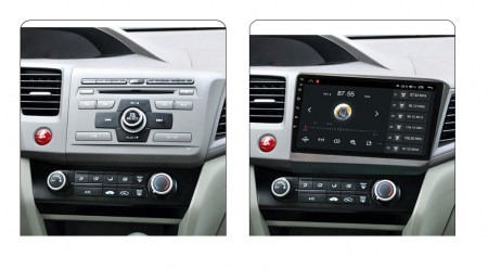 Navigatie Honda Civic ( 2011 - 2015 ) , Android , Display 9 inch , 2GB RAM + 32 GB ROM , Internet , 4G , Aplicatii , Waze , Wi Fi , Usb , Bluetooth , Mirrorlink [3]