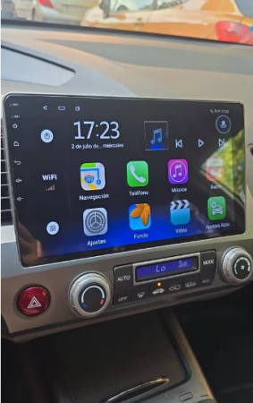 Navigatie Honda Civic din 2005-2012,  Android 14 , 4GB RAM, Octacore, Slot Sim 4G, DSP, GPS, Wi-FI, Carplay, Android Auto, USB, Bluetooth, Waze, Touchscreen, 9 inch [5]