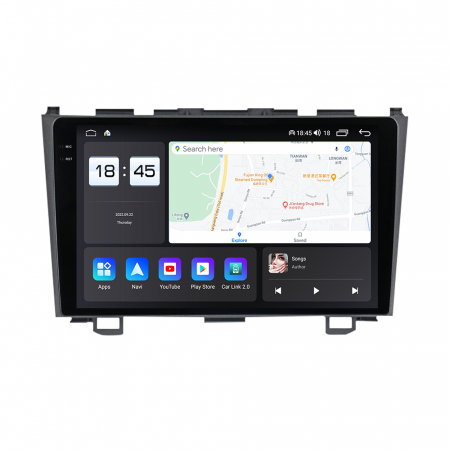 Navigatie Honda CRV din 2006-2012, Rezolutie 2K, Ecran QLED 9.5 inch, 8GB RAM si 128GB ROM, Android, Procesor Octacore, Slot sim 4G, Sunet DSP, Wireless Carplay si Android Auto, Camera Marsarier [4]