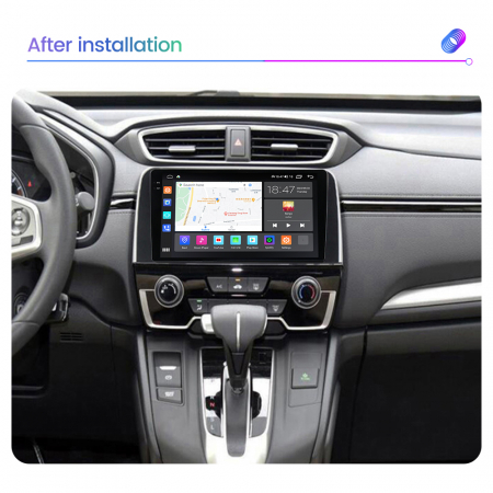 Navigatie Honda CRV din 2016-2019, Rezolutie 2K, Ecran QLED 9.5 inch, 8GB RAM si 128GB ROM, Android, Procesor Octacore, Slot sim 4G, Sunet DSP, Wireless Carplay si Android Auto [4]