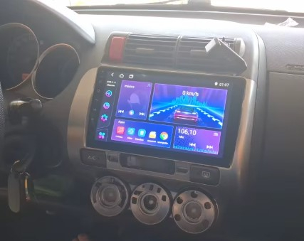 Navigatie Honda Fit Jazz City LHD 2002-2007 Android 14 , 4GB RAM+32GB ROM QLED [5]