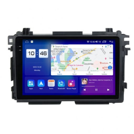 Navigatie Honda HRV 2014 - 2021 Rezolutie 2K, Ecran QLED 9.5 inch, 8GB RAM si 128GB ROM, Android, Procesor Octacore, Slot sim 4G, Sunet DSP, Wireless Carplay [1]