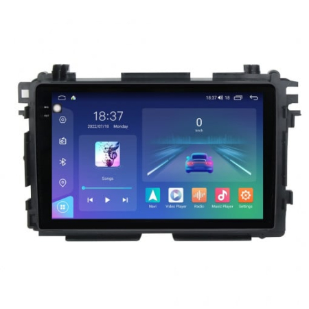 HRV 2014 - 2021 - Navigatie Honda HRV 2014 - 2021 Rezolutie 2K, Ecran QLED 9.5 inch, 8GB RAM si 128GB ROM, Android, Procesor Octacore, Slot sim 4G, Sunet DSP, Wireless Carplay