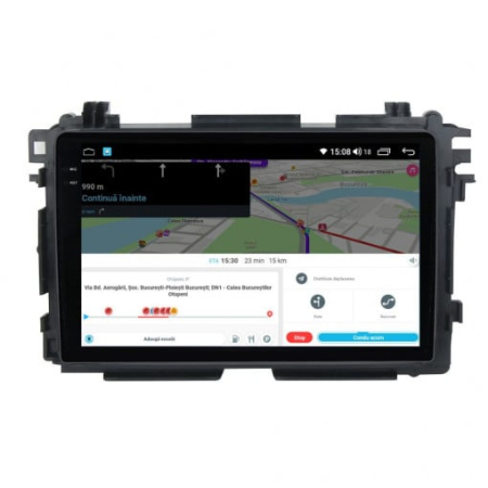 Navigatie Honda HRV 2014 - 2021 Rezolutie 2K, Ecran QLED 9.5 inch, 8GB RAM si 128GB ROM, Android, Procesor Octacore, Slot sim 4G, Sunet DSP, Wireless Carplay [5]