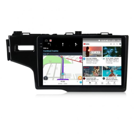 Navigatie Honda Jazz 4 2013 - 2020 Rezolutie 2K, Display QLED 9.5 inch, 4GB RAM si 64GB ROM, Android, Procesor Octacore, Slot sim 4G, Sunet DSP, Wireless Carplay si Android Auto, Camera Marsa [4]