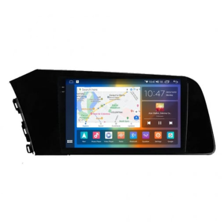 Navigatie Hyundai Elantra 7 2020 - 2024 Rezolutie 2K, Ecran QLED 9.5 inch, 8GB RAM si 128GB ROM, Android, Procesor Octacore, Slot sim 4G, Sunet DSP, Wireless Carplay [2]