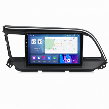Elantra  (2015 - 2019) - Navigatie Hyundai Elantra din 2015 - 2019, 8GB RAM si 128GB ROM, Ecran QLED 9 inch, Android 14, Procesor Octacore, Slot sim 4G, Sunet DSP, Wireless Carplay si Android Auto, Camera Marsarier