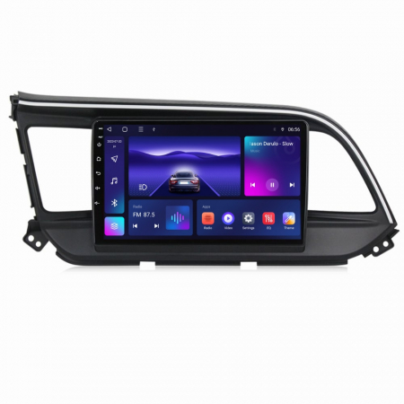 Elantra  (2015 - 2019) - Navigatie Hyundai Elantra din 2015-2019, Rezolutie 2K, Ecran QLED 9.5 inch, 8GB RAM si 128GB ROM, Android, Procesor Octacore, Slot sim 4G, Sunet DSP, Wireless Carplay si Android Auto